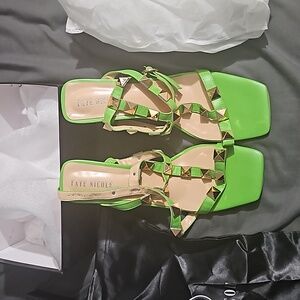 Womens green heels